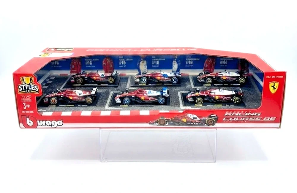 Bburago 1/43 Scale Ferrari Formula Racing Set – SF-25 Charles Leclerc & Lewis H
